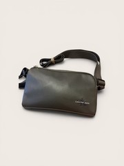 Charcoal Gray Calvin Klein Man Toiletry Bag
