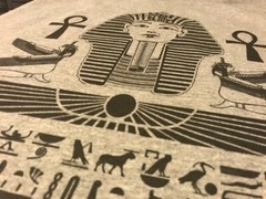 Egyptian T-Shirt Egypt Hieroglyphics Pharaoh Men Cotton Tee Size S-2XL, new