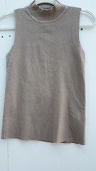 Apricot Sleeveless Top Mock Neck Tank Jumper New bxc Size Medium