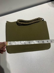 Athleta Revive Zip Pouch Wristlet Bag Convertible Purse 9.5”x 7” Paracord Strap