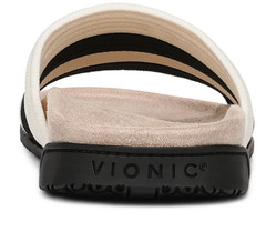 NEW | Vionic Women’s Evie Knit Slide Sandal, Black Ivory
