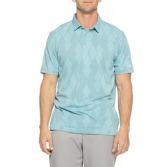 $70 Adidas Men’s Ultimate365 Textured Polo Shirt – Mint Iron – Large – New Tags