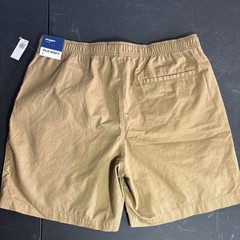 Old Navy Jogger Shorts Men’s M Medium Built-In Flex Khaki Beige Casual Cotton