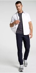 VRST Button Up Shirt Mens White XL Short Sleeve Anti-Odor NWT