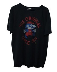 Gildan Soft XL Black T-Shirt The Original Since 1981 Super Mario Nintendo T0432