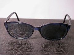 Fendi Blue Clear Logo Print Sunglasses Made in Italy FRAME ONLY