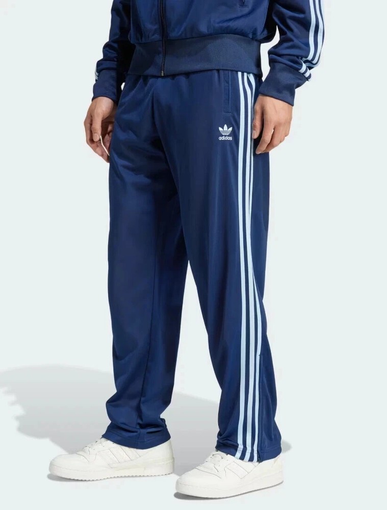 Adidas Classic Firebird Track Pants Men’s Size Large Ankle Zip Navy IM9471