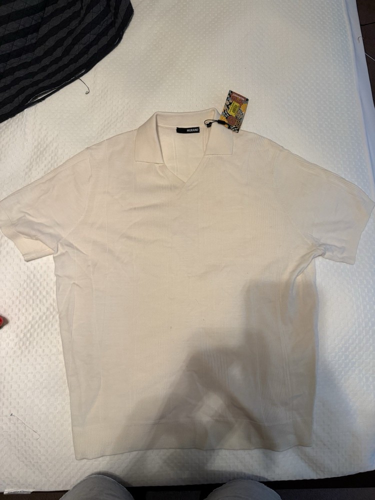 Murano Men’s Knit Polo, Size L