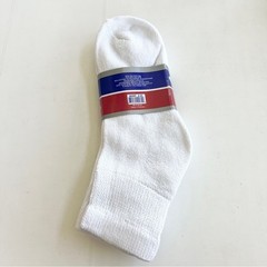 New RODEX 3-Pack Diabetic Quarter Socks SIZE 9-11 (Shoe Size 4-10) Unisex White