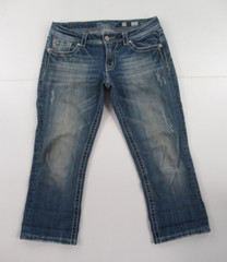 MISS ME (CUFFED CAPRI) JEANS TAG SIZE 29 MEASURED 33X23 ½ MM#376