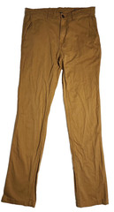 George Men 32×32 Slim Stretch Mid Rise Chino Trailblazer Brown Tan Dressy