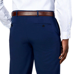 Nautica Men’s Modern Fit Active Stretch Suit Pants, Blue,, Size 32X29