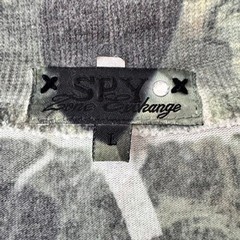 SPY Zone Exchange Large Embellished Ruffled Floral Print Open Front Cardigan Top