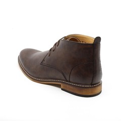 Dark Brown Men’s Lace up Formal Dress Casual Oxford Ankle Boots