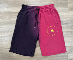 Kappa People In Motion Sweat Shorts FITS MEDIUM Pink Gradient 10.5″ In *SEE PICS