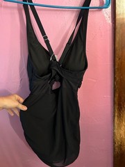 B2prity one piece bathing suit in black