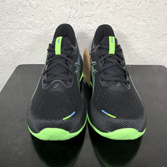 Asics Gel-Cumulus 26 Mens Size 12.5 Black Green Running Shoes 1011B792