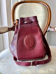 Must de Cartier Bucket Bag Bordeaux