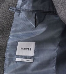 Skopes Men’s Harcourt Tailored Fit Jacket in Grey 34 to 62 Short to Long
