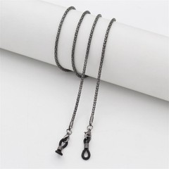 70cm/27inches Black Non-slip Metal Glasses Chain Sunglasses Lanyard Mask Chain