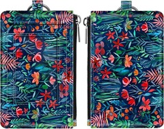 Fintie Zip ID Case Card Holder, Slim Coin Purse Wallet RFID Jungle Night