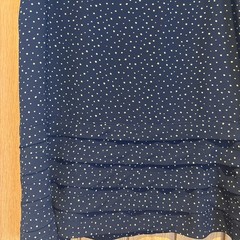 Précis Petite Polkadot Skirt Size 14 Side Zip 27 Inches Long Lined