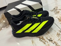 Adidas Adizero Evo SL JR4888 Black Lime Burst Men’s Athletic Shoes