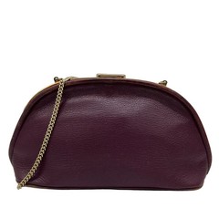 BURBERRY PRORSUM Purple Leather Shoulder Bag