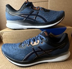 ASICS Ezeride Men’s Low Top Lace-Up Running Sneakers Blue/Bronze 1011B788-400 s9
