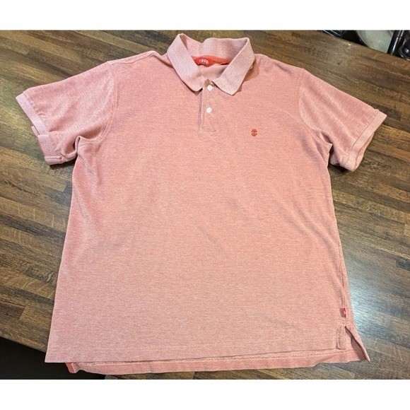 Men’s IZOD Heather orange polo size XL.