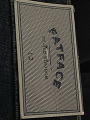 Fatface Washed Indigo Straight Everyday Jeans 12 Bnwt