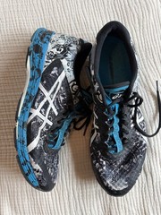 ASICS GEL-DS Trainer 20 Men’s Black/White/Blue Low Top Lace-Up Running
