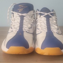 Shaq Speed Demon Mid Men’s White/Blue/Orange Sneaker AQ65015MWS