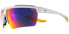 Nike Windshield 20 Men’s Semi Rimless Wrap Sunglasses w/ Field Tint Mirror Lens