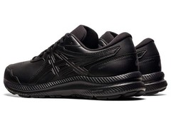 ASICS Men’s Gel-Contend SL Walking Shoes Black/Black Leather