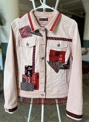 RWBY Anime Custom Patchwork Jean Jacket