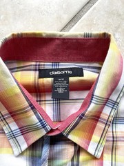 Claiborne Mens Button Long-Sleeve Sz M