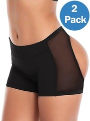 2 Pack Women Butt Lifter Booty Hips Enhancer Shapewear Body Shaper Underwear US