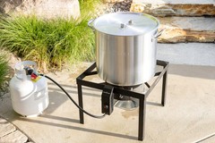 Camp Chef 80-qt Boil Pot with 1 -Burner Propane Electronic Stainless stee|119455