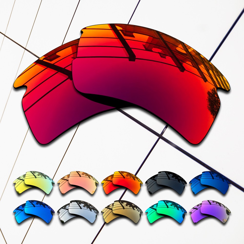 TRUE POLARIZED Replacement Lens for-Oakley Flak 2.0 XL OO9188 Option