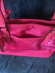 Michael Kors Women’s Hot Pink Foldable Tote Bag Purse