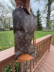 LOUIS VUITTON Cabas Alto Monogram XLarge Shoulder Tote Bag Brown Initials