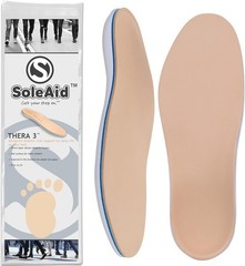 SoleAid Thera 3 Diabetic Insoles Light Weight Soft Anti-Friction Shock Absorbing