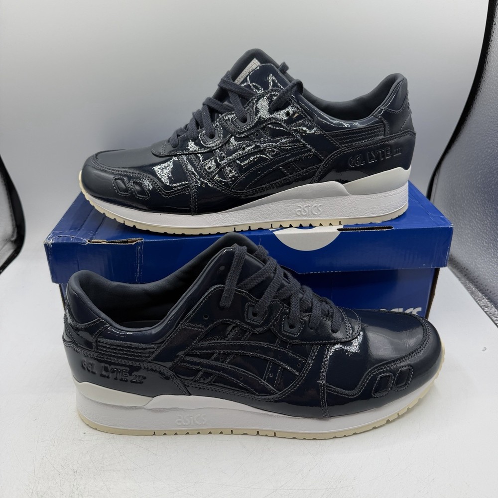 Asics Gel Lyte III Shoes Mens Sz 11.5 India Ink Navy Blue Sneakers H7H1L 5858