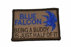 Blue Falcon – 2×3 Patch