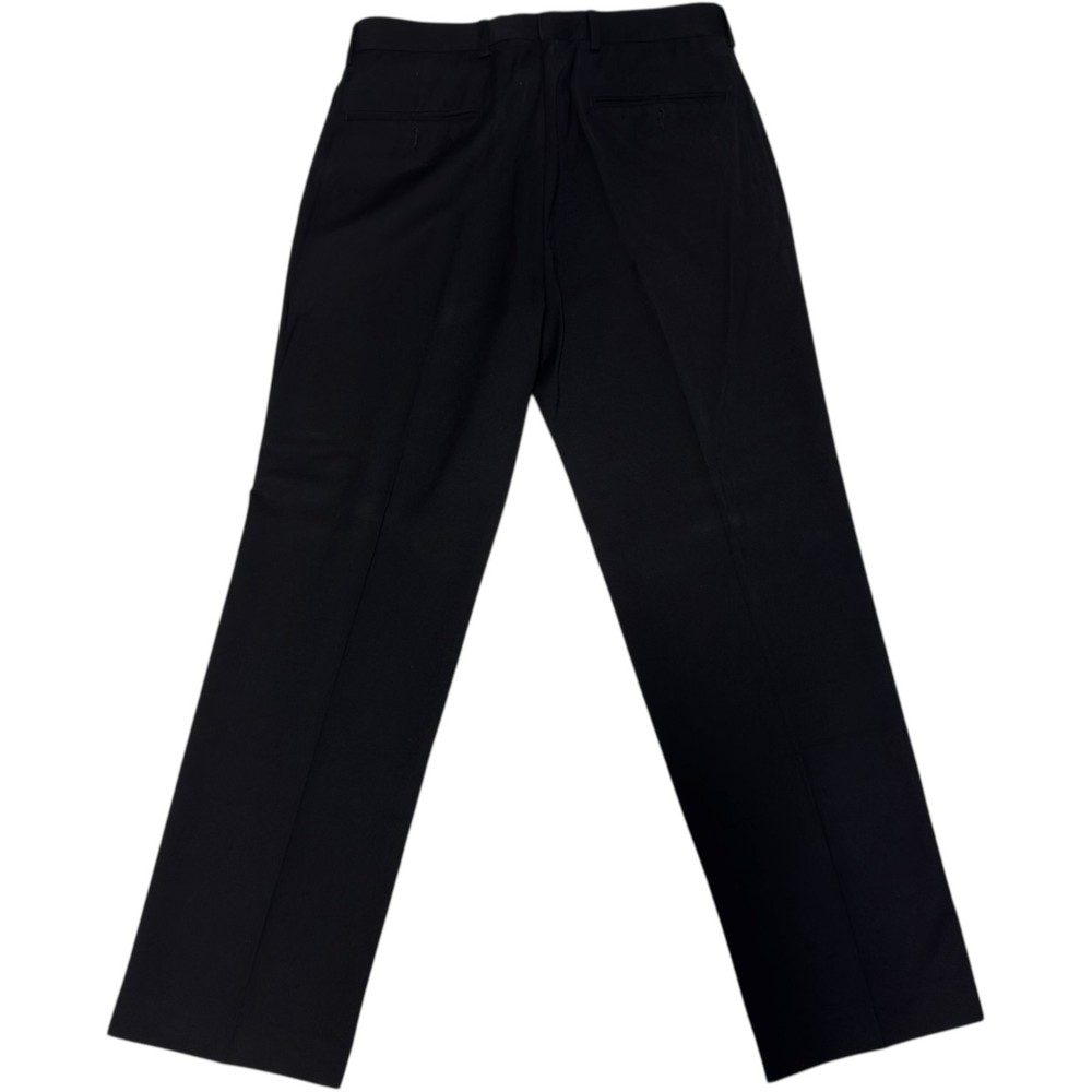 Dockers Dress Pants 32×30 Black Herringbone DX81 DKP68 Mens Polyester Rayon