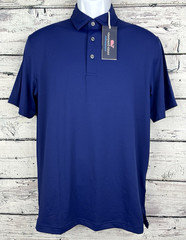 Vineyard Vines Men’s On The Go Sankaty Polo Blue Depth Size Medium (M) -NEW