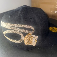 New Era 59Fifty Supreme S Logo SFitted Hat Size 71/2 black