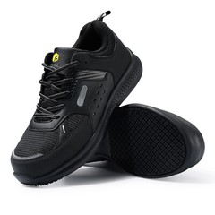 FitVille Men’s Work Shoes Safety Composite Steel Extra Wide Slip Resistant