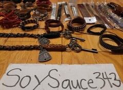 WHOLESALE LOT GENUINE LEATHER WRAP BRACELETS RANDOM MIXED CUFF BANGLE US SELLER